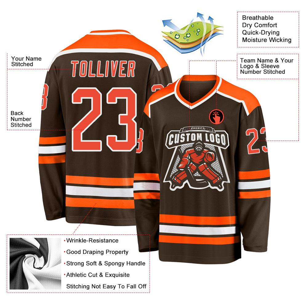 Ice Hockey Hockey Jersey Number Font Sublimated Tuxedo Hockey