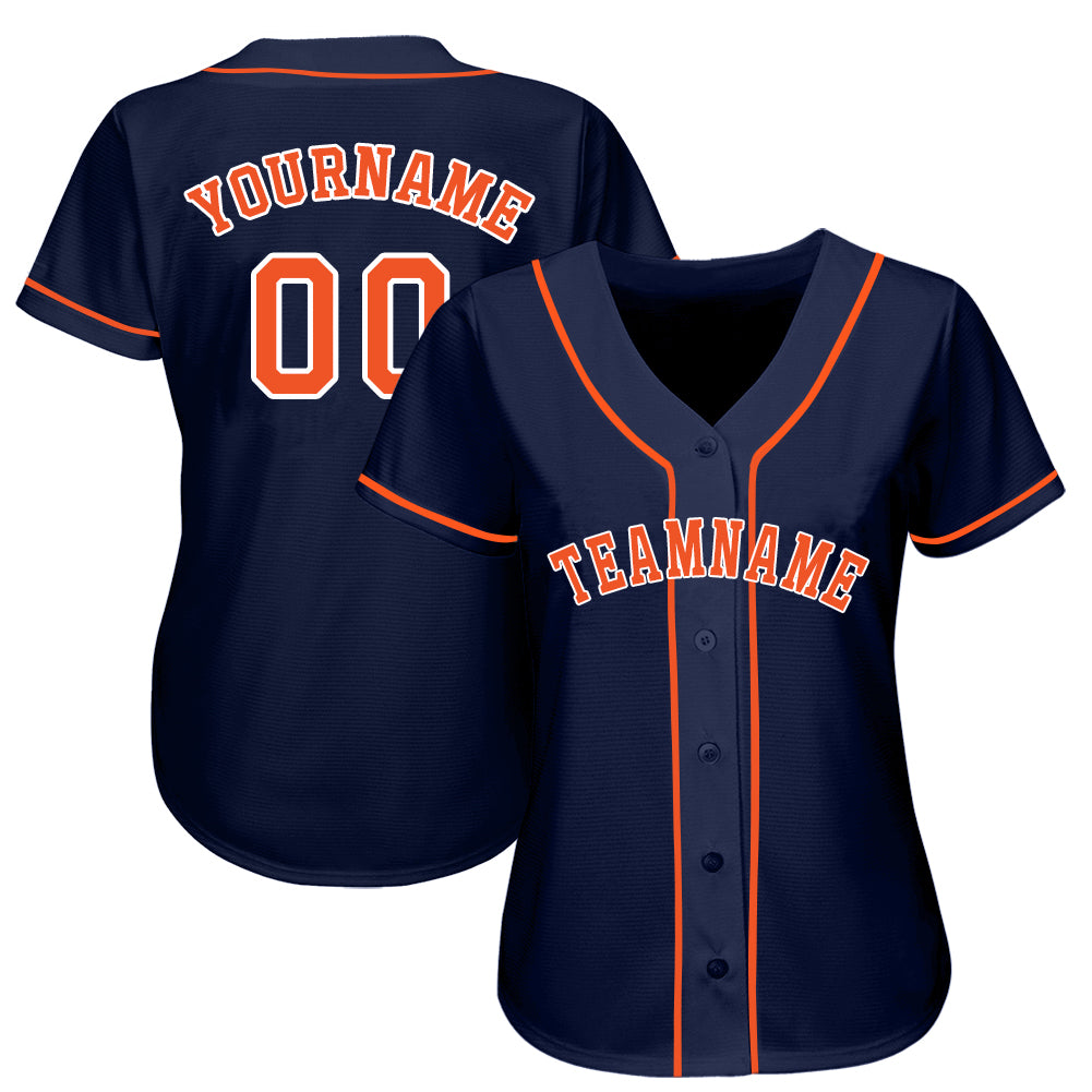 Orange and white baseball jersey best sale