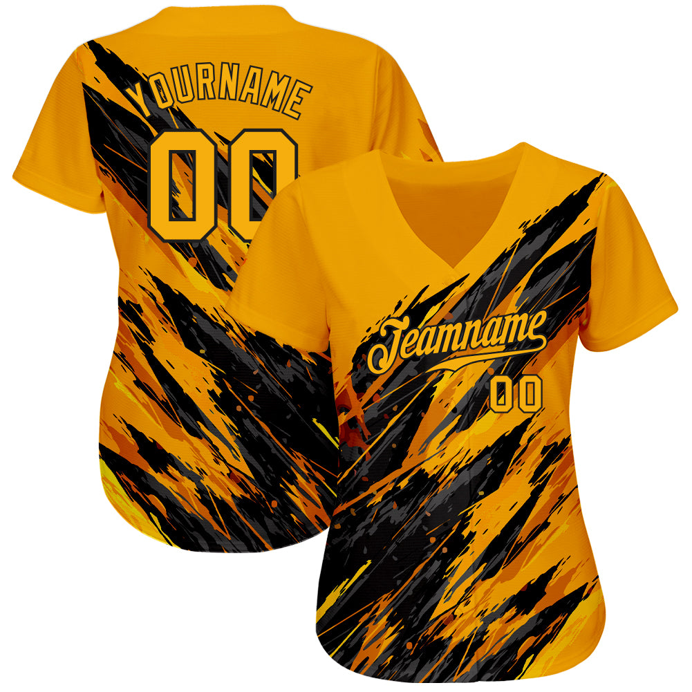 Custom 3D pattern design authentic sport baseball jersey with free shipping3