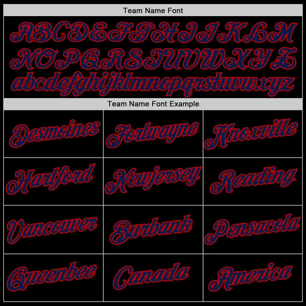 Custom Stitched Black Navy White-Red 3D Pattern Design Sportswear Pullover Sweatshirt Hoodie