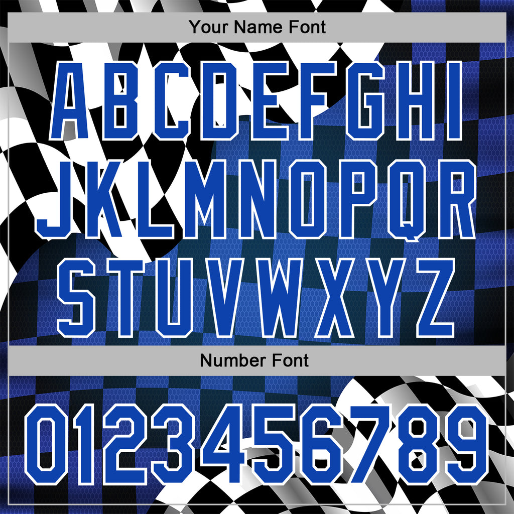 Custom Black Thunder Blue-White 3D Pattern Design Formula Auto Car Racing Motorsport Sports Pullover Sweatshirt Hoodie