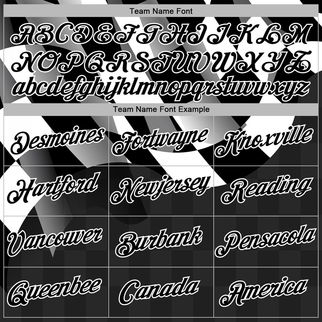 Custom Black White 3D Pattern Design Formula Auto Car Racing Motorsport Sports Pullover Sweatshirt Hoodie