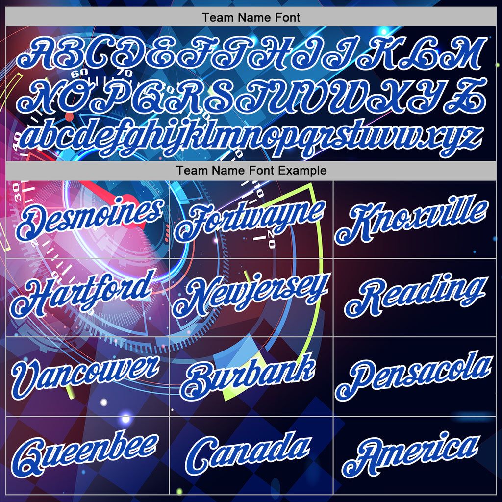 Custom Black Thunder Blue-White 3D Pattern Design Formula Auto Car Racing Motorsport Sports Pullover Sweatshirt Hoodie