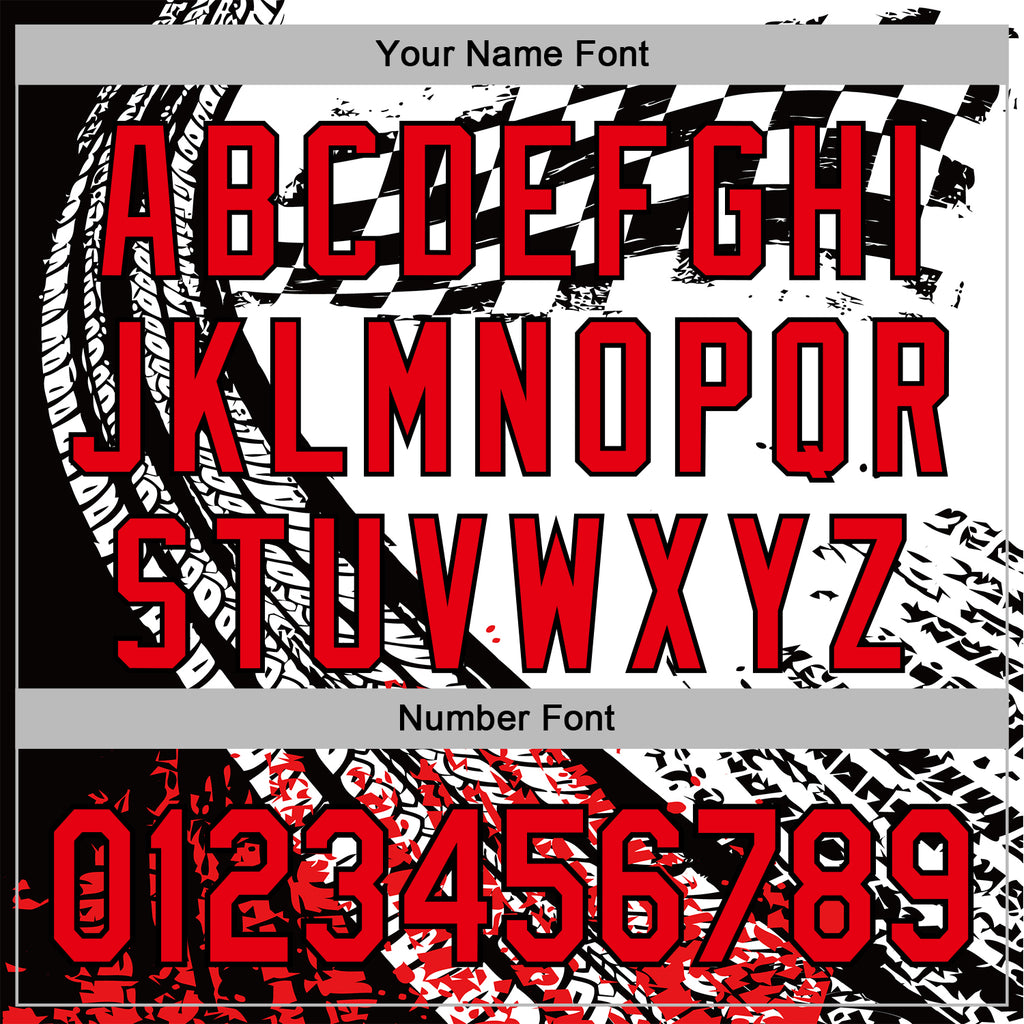 Custom White Fire Red-Black 3D Pattern Design Formula Auto Car Racing Motorsport Sports Pullover Sweatshirt Hoodie