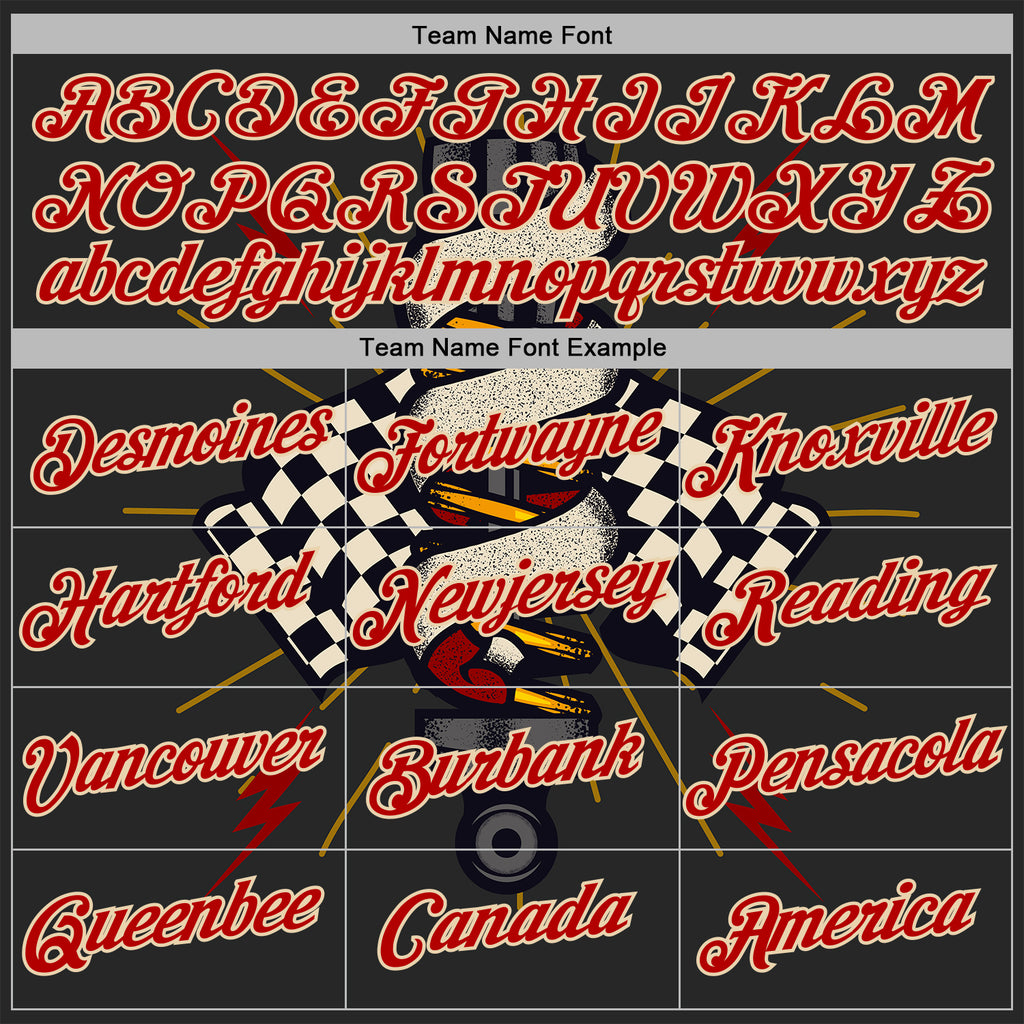 Custom White Fire Red City Cream-Yellow 3D Pattern Design Formula Auto Car Racing Motorsport Sports Pullover Sweatshirt Hoodie