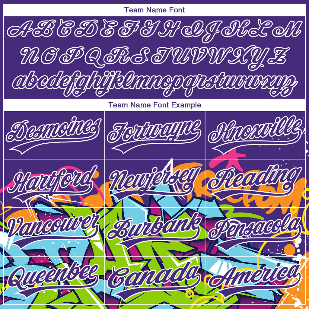 Custom Stitched Purple White 3D Graffiti Splash Street Art Sports Pullover Sweatshirt Hoodie