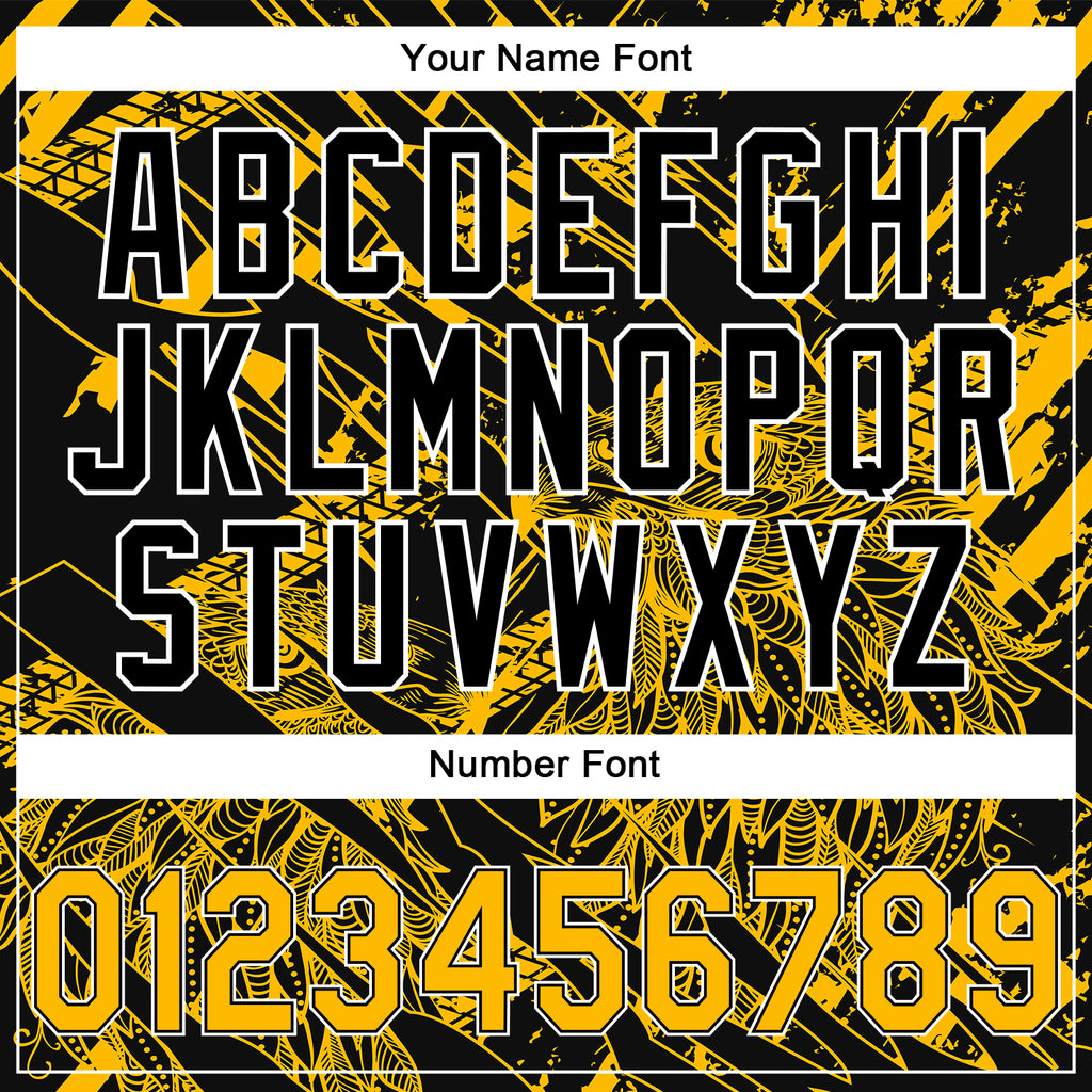 Custom Stitched Black Gold-White 3D Pattern Design Animal Eagle Sports Pullover Sweatshirt Hoodie