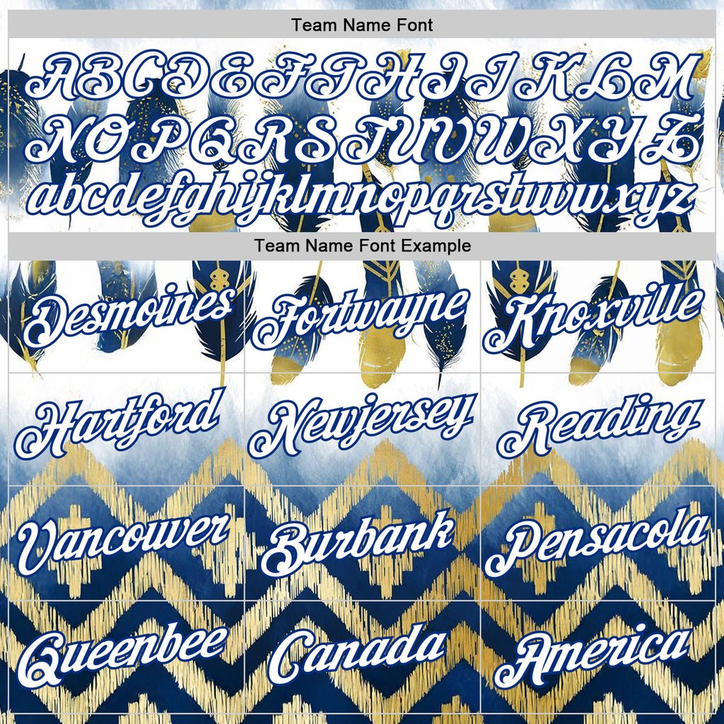 Custom White Royal 3D Pattern Design Native American Tribal Sportswear Pullover Sweatshirt Hoodie