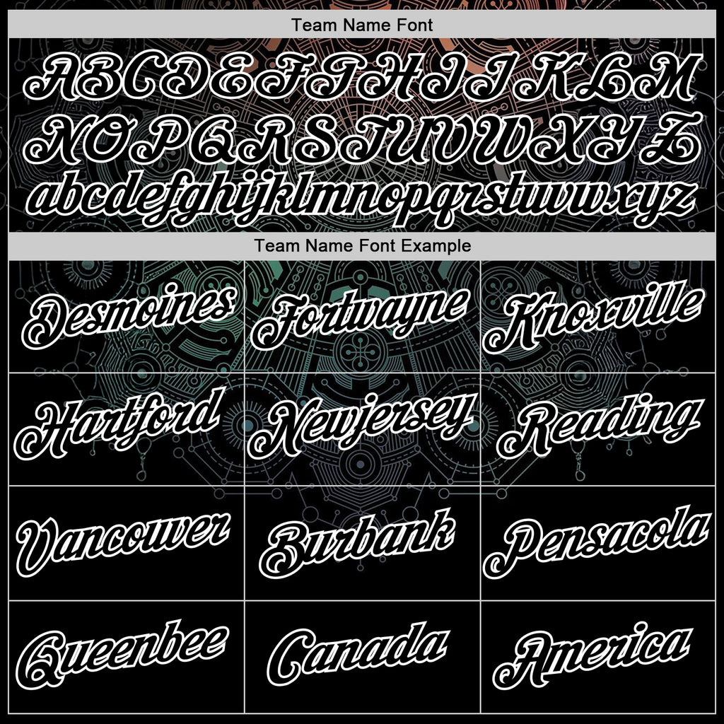 Custom Black White 3D Pattern Design Ethnic Tribal Sportswear Pullover Sweatshirt Hoodie