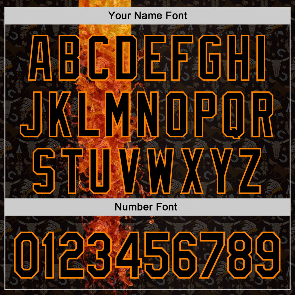 Custom Black Bay Orange 3D Pattern Design Ethnic Tribal Sportswear Pullover Sweatshirt Hoodie