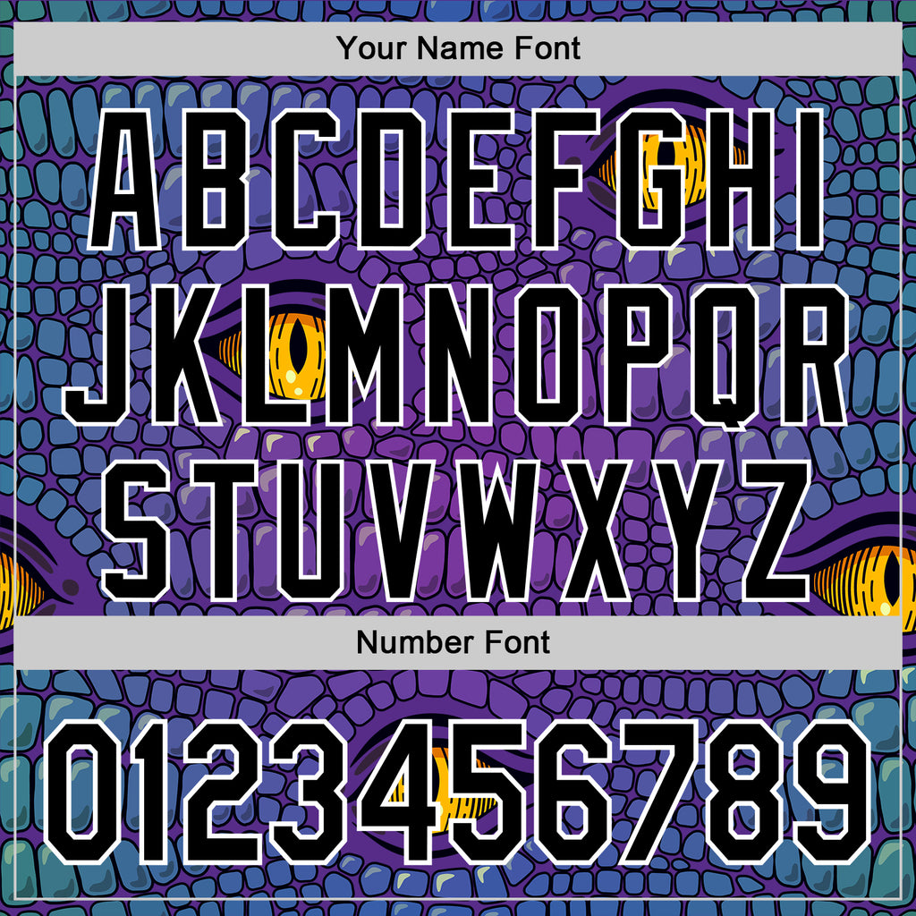 Custom Stitched Purple Black-White 3D Pattern Design Crocodile Skin Print Sportswear Pullover Sweatshirt Hoodie