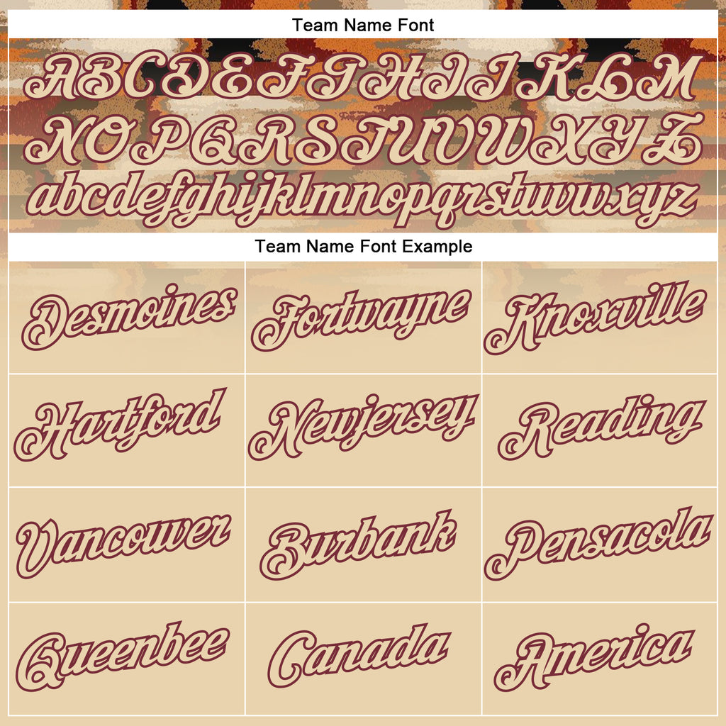 Custom City Cream Burgundy 3D Pattern Design Western Cowboy Tribal Ethnic Sports Pullover Sweatshirt Hoodie