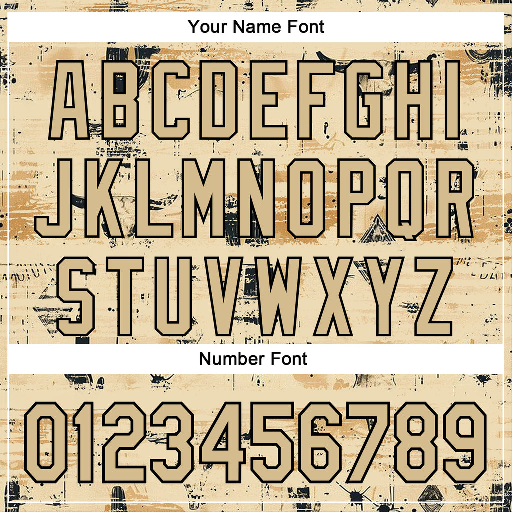 Custom Cream Vegas Gold-Black 3D Pattern Design Western Cowboy Tribal Ethnic Sports Pullover Sweatshirt Hoodie