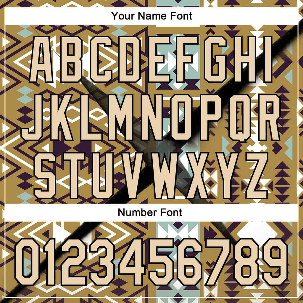 Custom Old Gold City Cream-Black 3D Pattern Design Western Cowboy Tribal Ethnic Sports Pullover Sweatshirt Hoodie