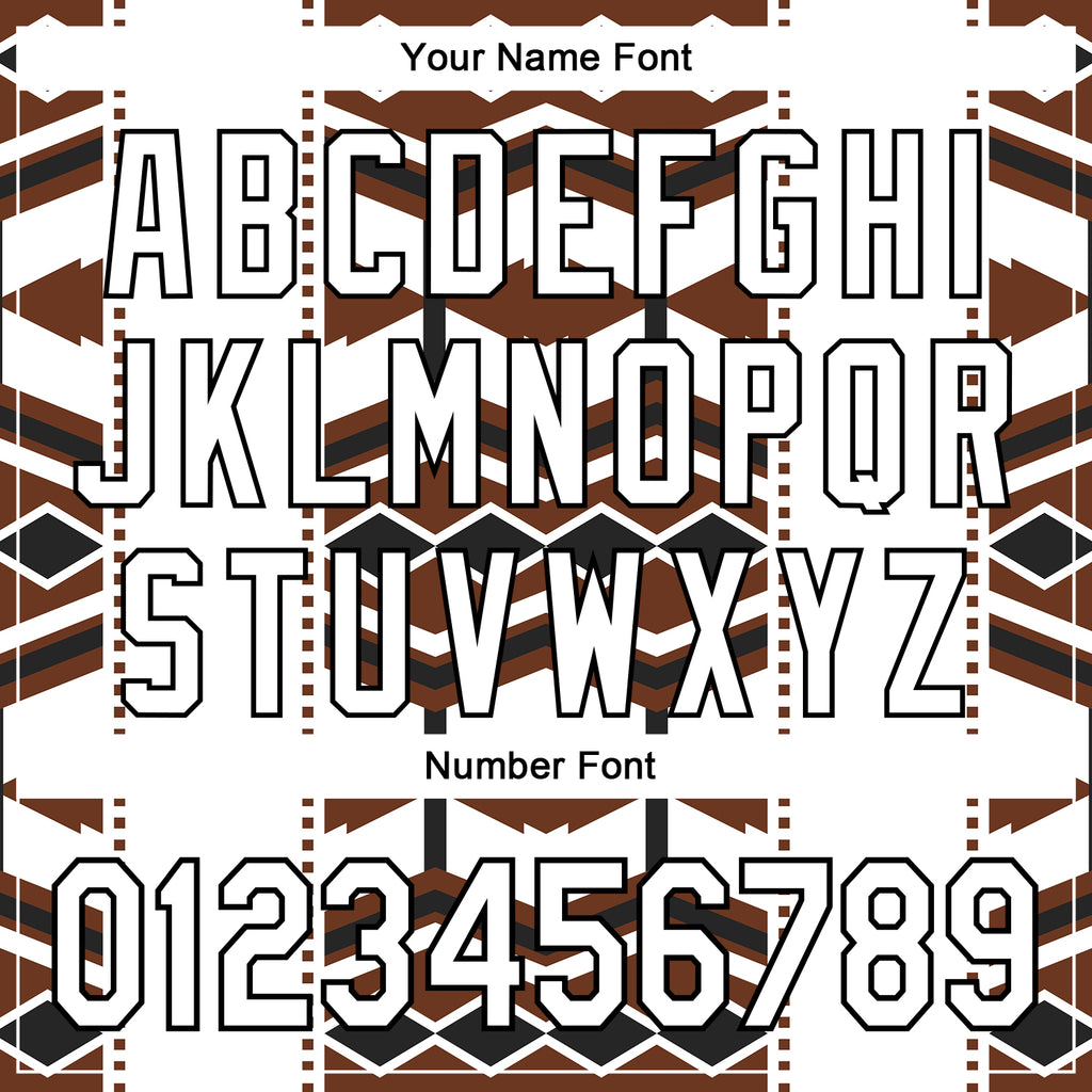 Custom White Brown-Black 3D Pattern Design Western Cowboy Tribal Ethnic Sports Pullover Sweatshirt Hoodie