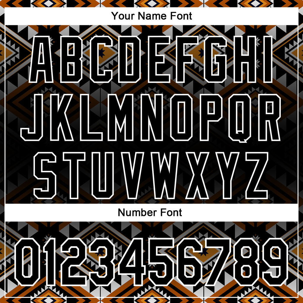 Custom Black White 3D Pattern Design Western Cowboy Tribal Ethnic Sports Pullover Sweatshirt Hoodie