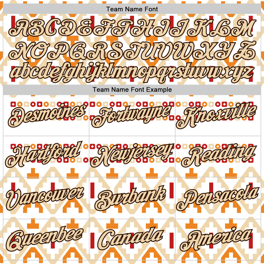 Custom White City Cream-Brown 3D Pattern Design Western Cowboy Tribal Ethnic Sports Pullover Sweatshirt Hoodie