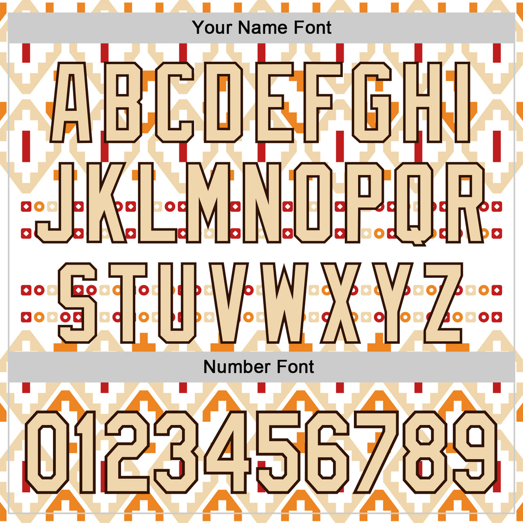 Custom White City Cream-Brown 3D Pattern Design Western Cowboy Tribal Ethnic Sports Pullover Sweatshirt Hoodie