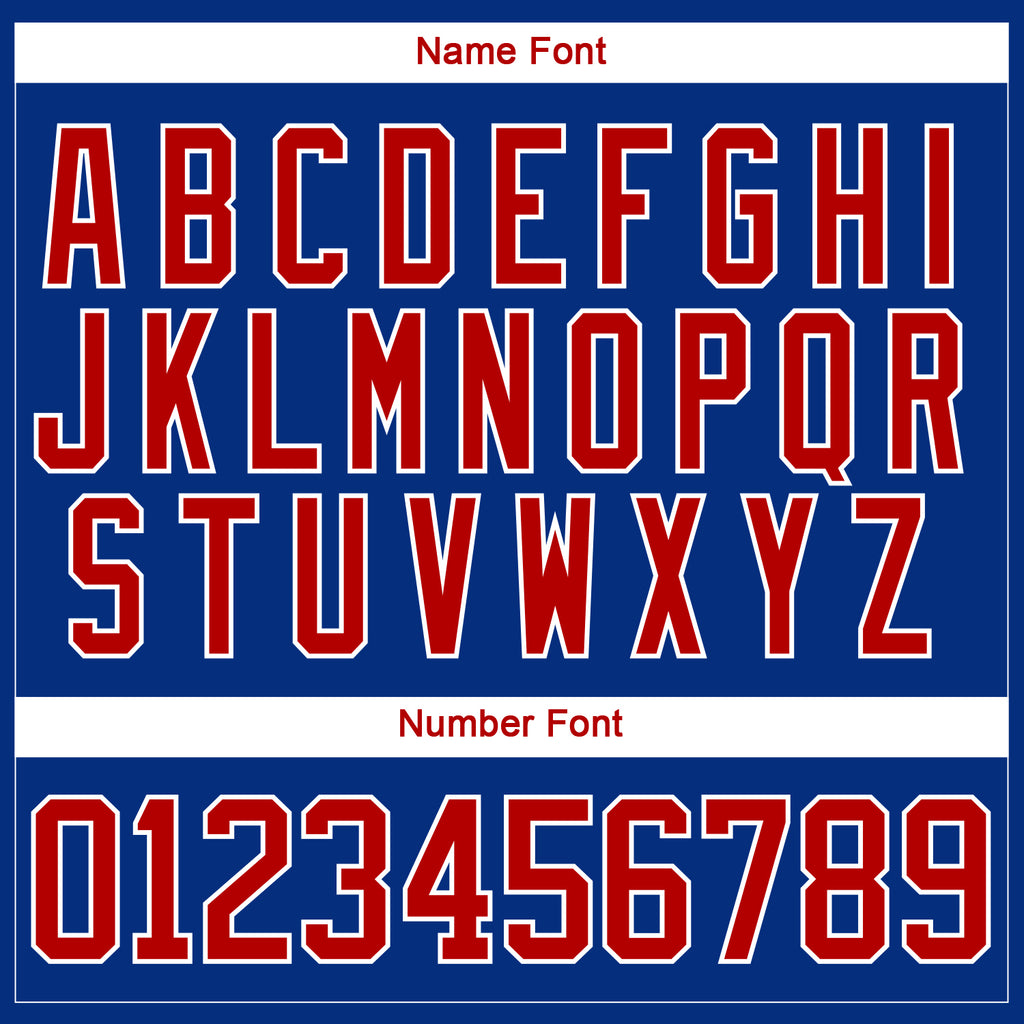 Custom Royal Red-White 3D Splash Hockey Lace Neck Jersey
