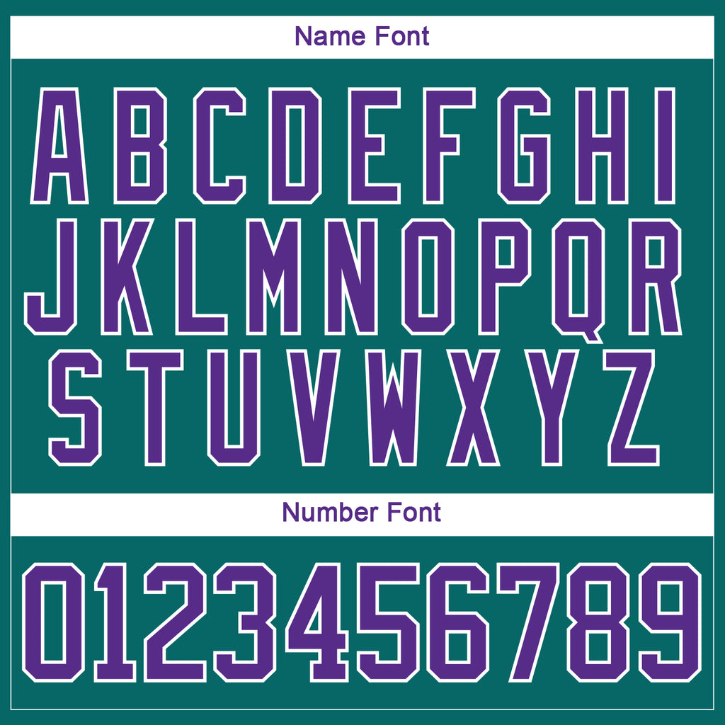 Custom Teal Purple-White 3D Splash Hockey Lace Neck Jersey