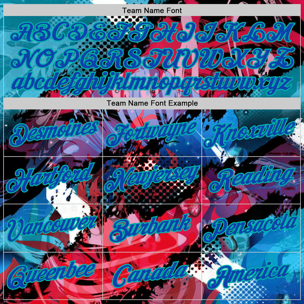 Custom Black Thunder Blue Red-Aqua 3D Abstract Flame Sports Pullover Sweatshirt Hoodie