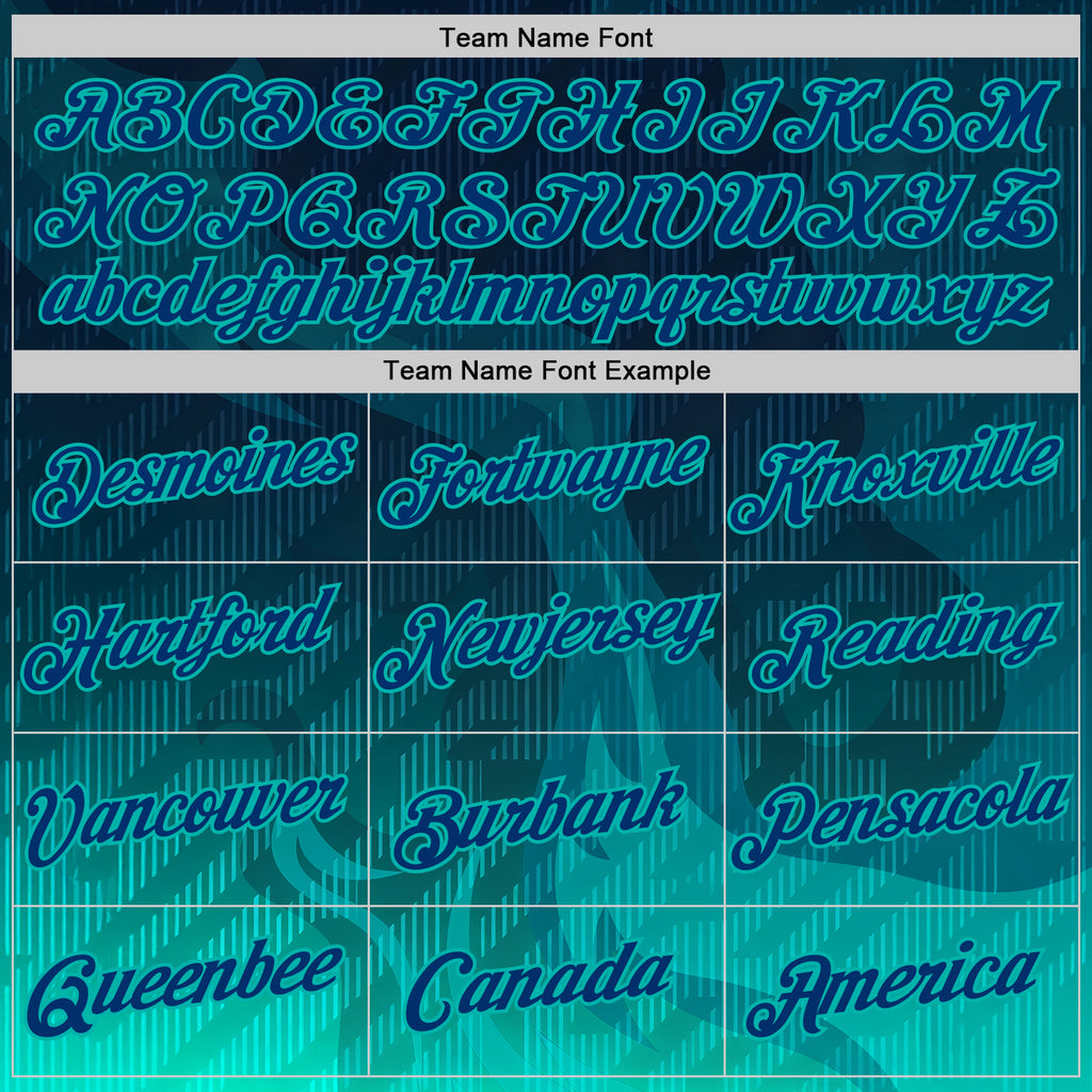 Custom Blue US Navy Blue-Aqua 3D Abstract Flame Sports Pullover Sweatshirt Hoodie