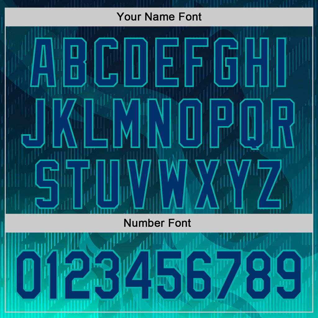 Custom Blue US Navy Blue-Aqua 3D Abstract Flame Sports Pullover Sweatshirt Hoodie