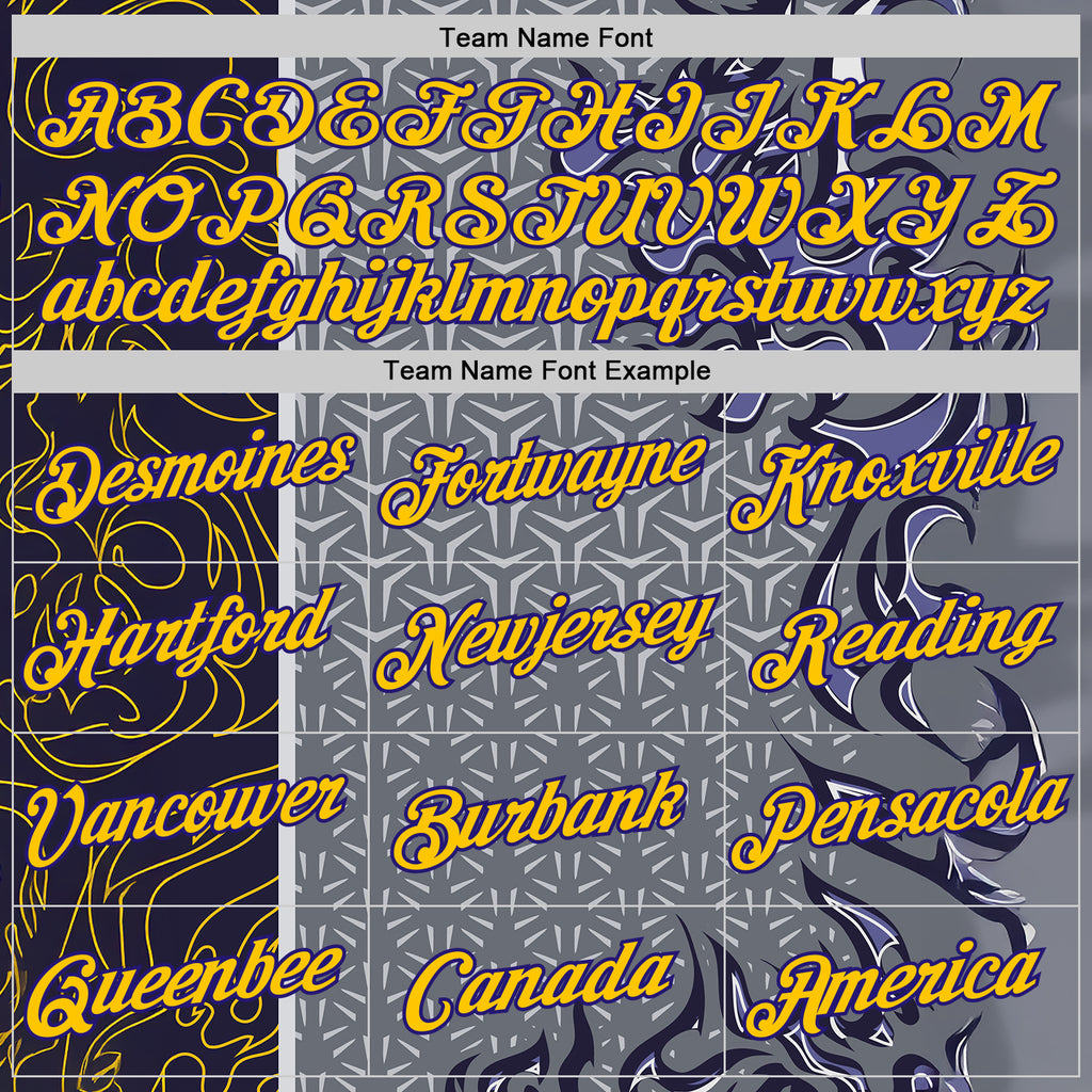 Custom Gray Yellow-Dark Purple 3D Abstract Flame Sports Pullover Sweatshirt Hoodie