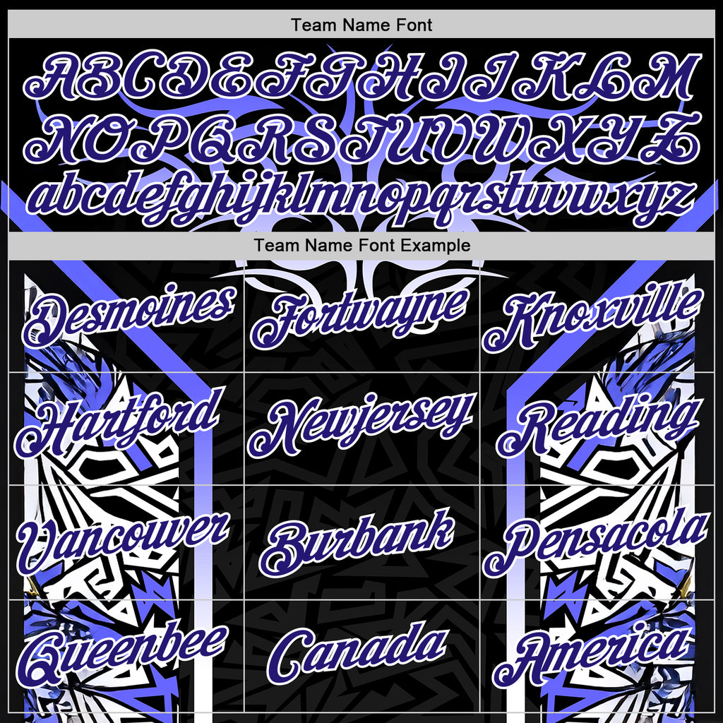 Custom Black Dark Purple Gray-White 3D Abstract Flame Sports Pullover Sweatshirt Hoodie