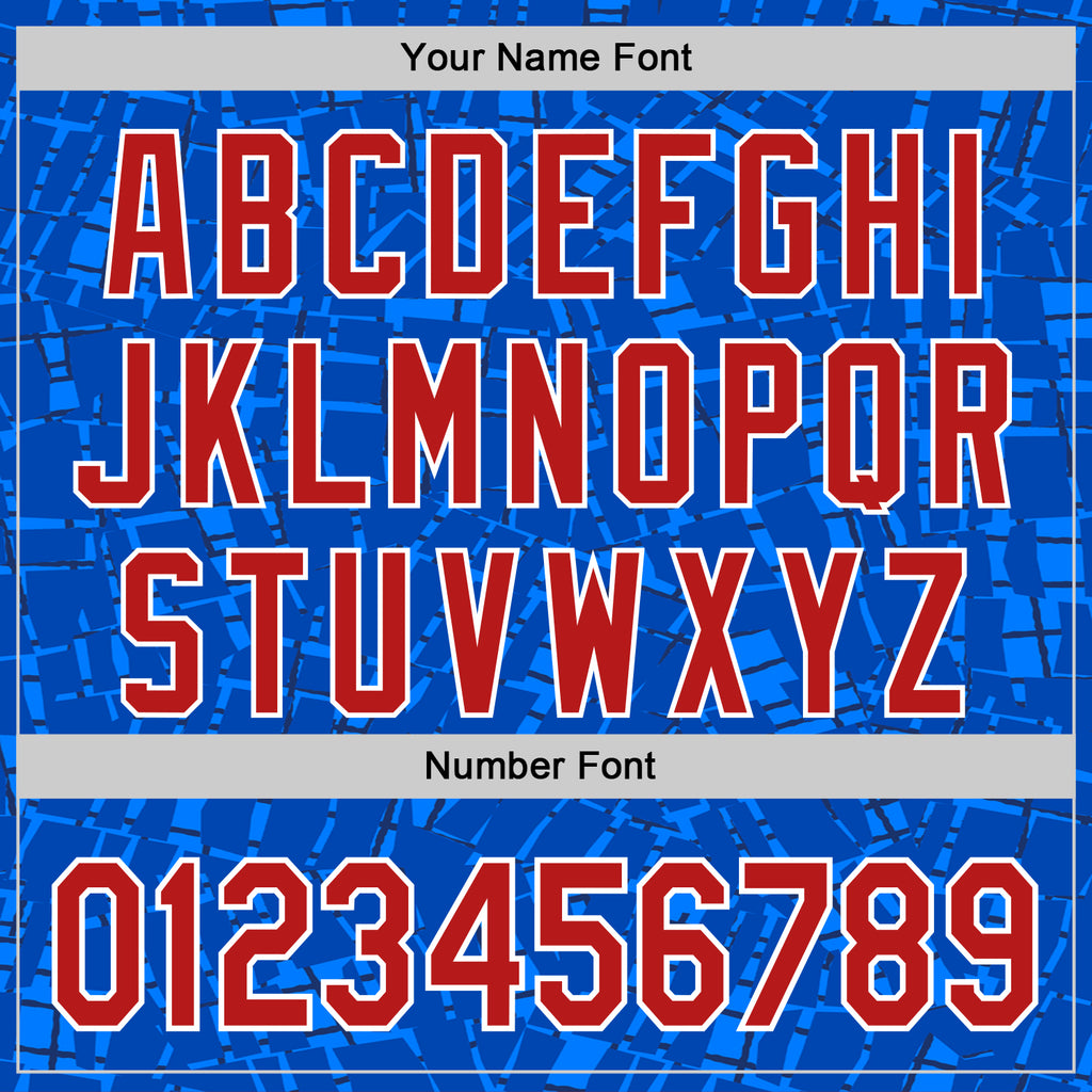 Custom Stitched Royal Red-White 3D Pattern Design Line Sports Pullover Sweatshirt Hoodie