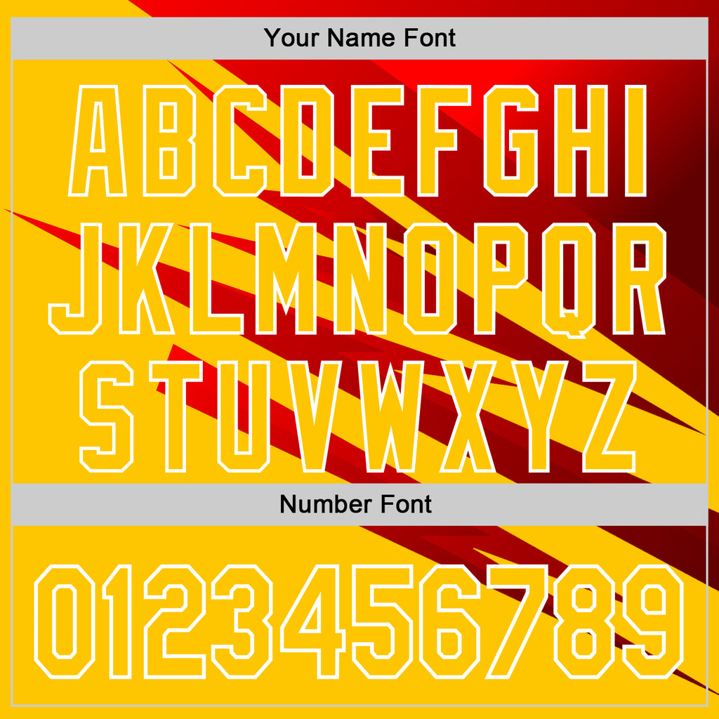 Custom Stitched Yellow Red-White 3D Pattern Design Line Sports Pullover Sweatshirt Hoodie