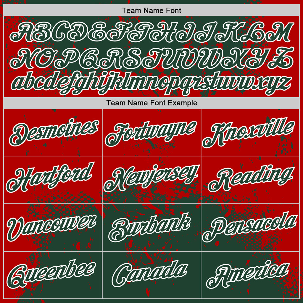 Custom Stitched Green Red-White 3D Pattern Design Abstract Splatter Grunge Art Sports Pullover Sweatshirt Hoodie