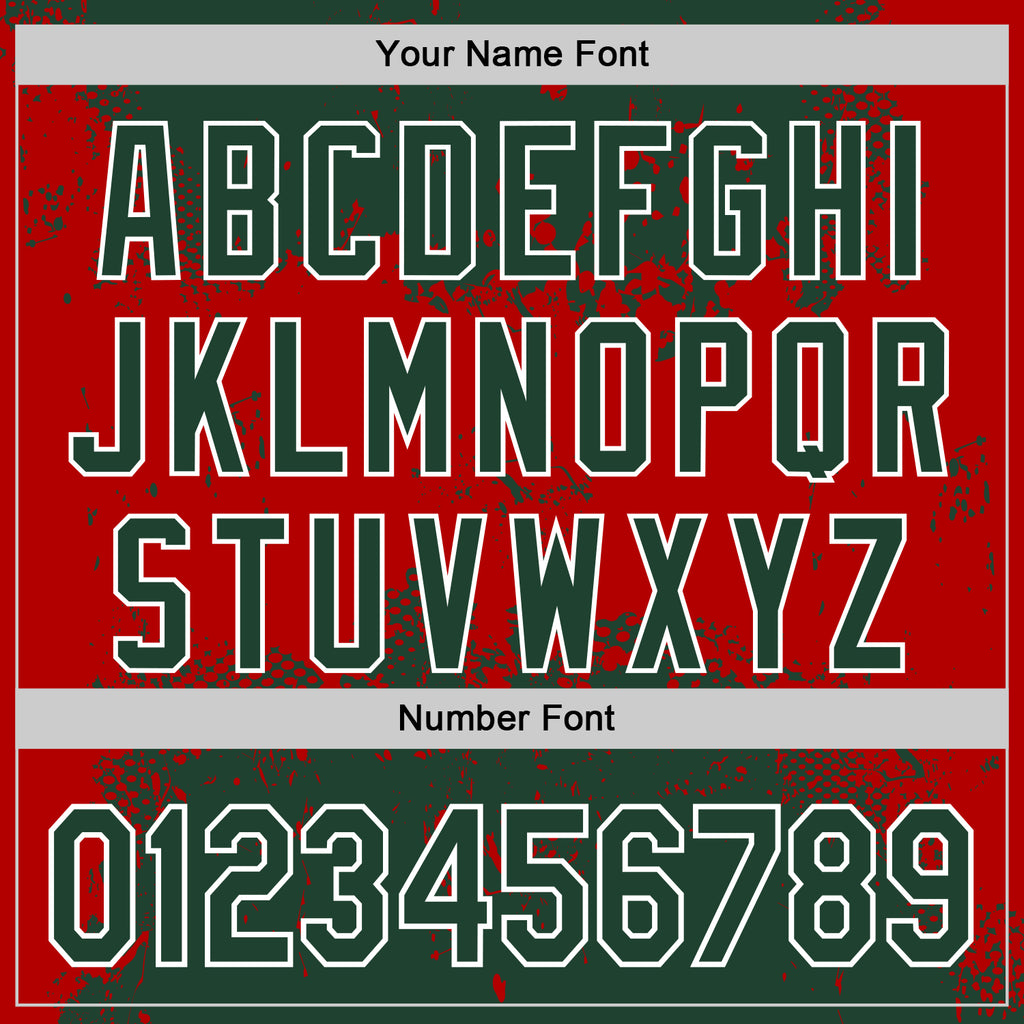 Custom Stitched Green Red-White 3D Pattern Design Abstract Splatter Grunge Art Sports Pullover Sweatshirt Hoodie