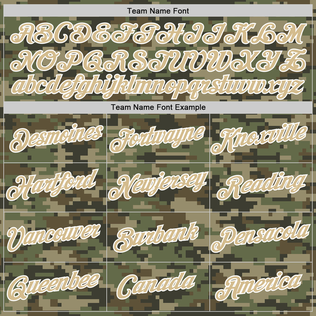 Custom Stitched Camo Vegas Gold-White 3D Salute To Service Sports Pullover Sweatshirt Hoodie