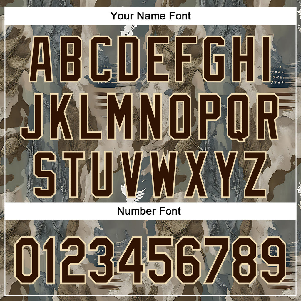 Custom Stitched Cream Brown-Cream 3D Pattern Design Tree Camo Hunting Sports Pullover Sweatshirt Hoodie