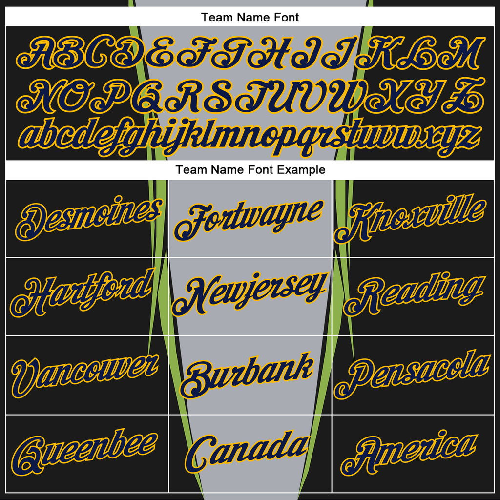 Custom Stitched Gray Navy Black Green-Gold 3D Pattern Design Sportswear Pullover Sweatshirt Hoodie