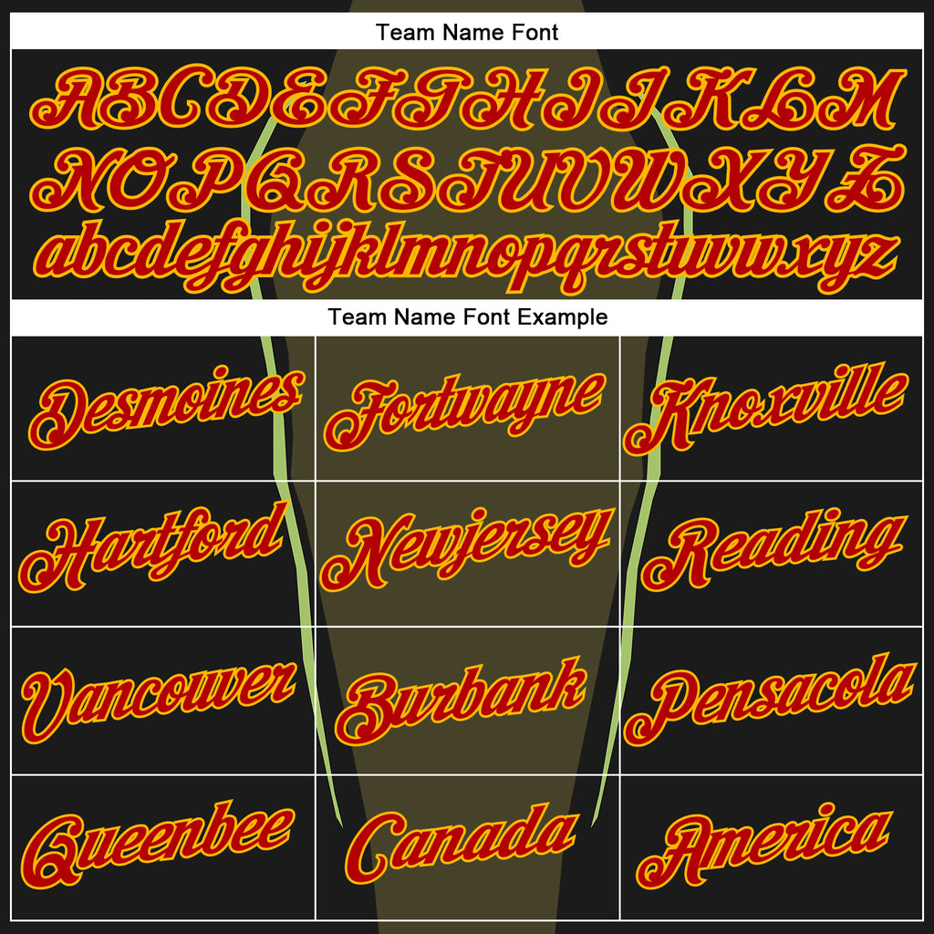 Custom Stitched Olive Red Black Green-Gold 3D Pattern Design Sportswear Pullover Sweatshirt Salute To Service Hoodie