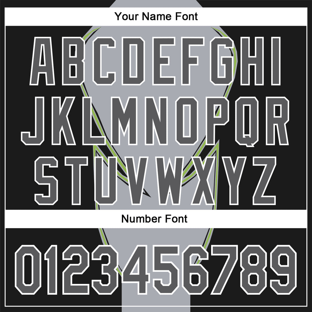 Custom Stitched Gray Steel Gray Black Green-White 3D Pattern Design Sportswear Pullover Sweatshirt Hoodie