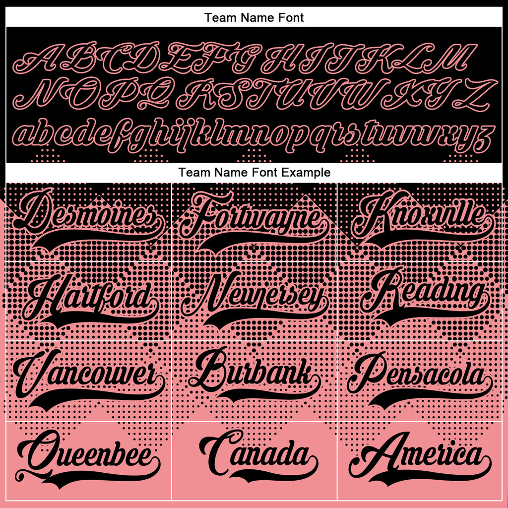 Custom Black Medium Pink-White 3D Pattern Gradient Square Shapes Hockey Lace Neck Jersey