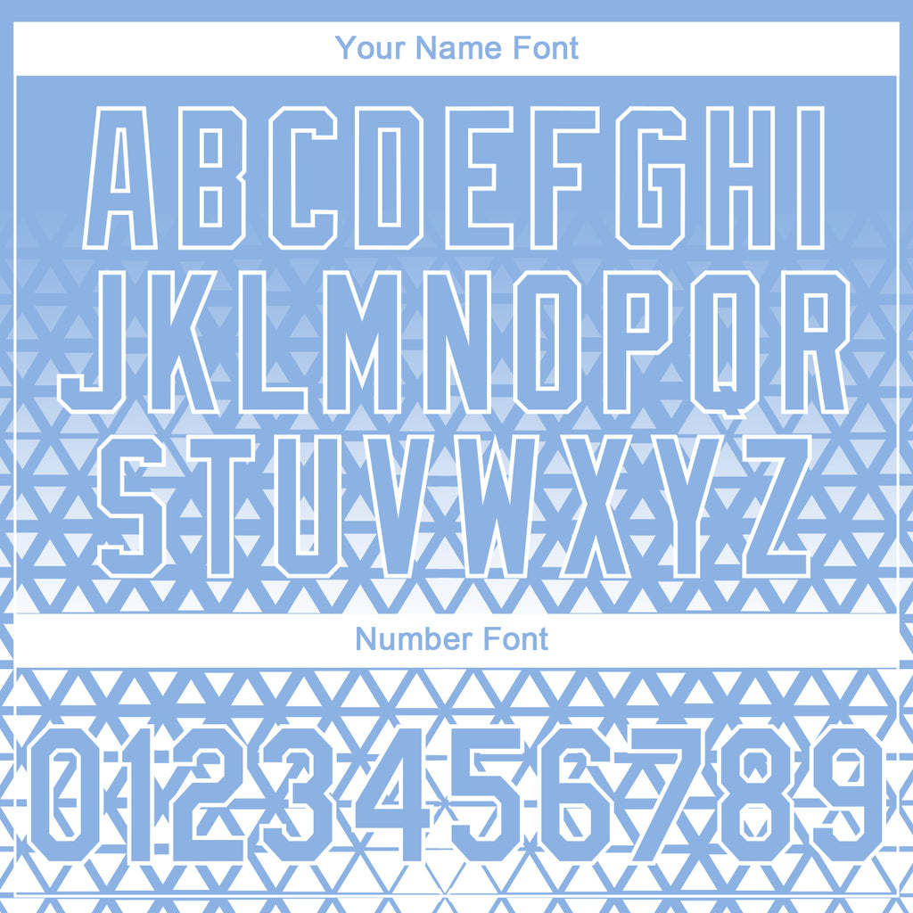 Custom Stitched Light Blue Light Blue-White 3D Pattern Design Geometrico Graph Sports Pullover Sweatshirt Hoodie