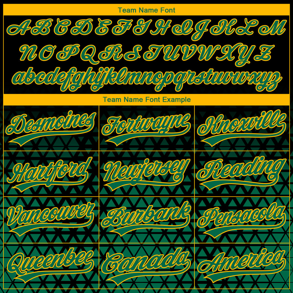 Custom Stitched Black Kelly Green-Gold 3D Pattern Design Geometrico Graph Sports Pullover Sweatshirt Hoodie