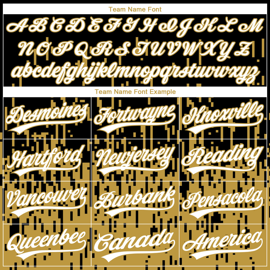 Custom Stitched Black White-Old Gold 3D Pattern Design Abstract Shape Sports Pullover Sweatshirt Hoodie