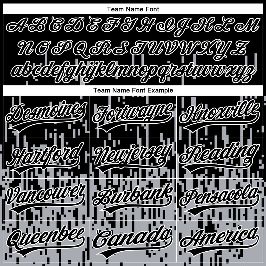 Custom Stitched Gray Black-White 3D Pattern Design Abstract Shape Sports Pullover Sweatshirt Hoodie