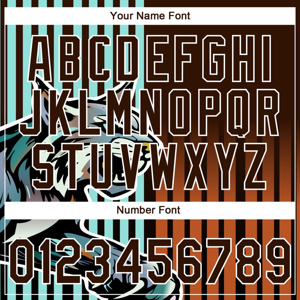 Custom Stitched Ice Blue Brown White-Texas Orange 3D Pattern Design Leopardo Sports Pullover Sweatshirt Hoodie