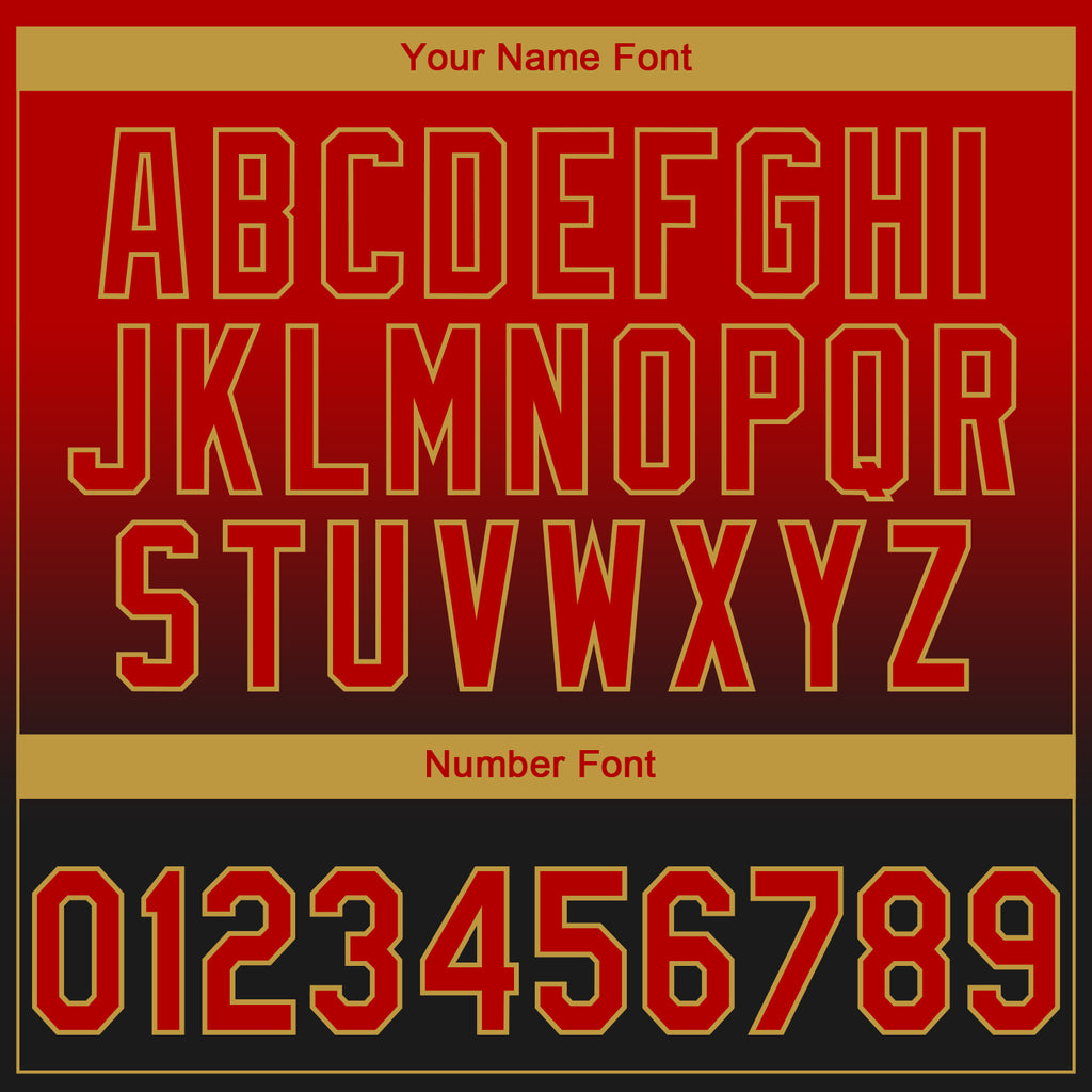 Custom Stitched Black Red-Old Gold 3D Pattern Design Leopardo Sports Pullover Sweatshirt Hoodie