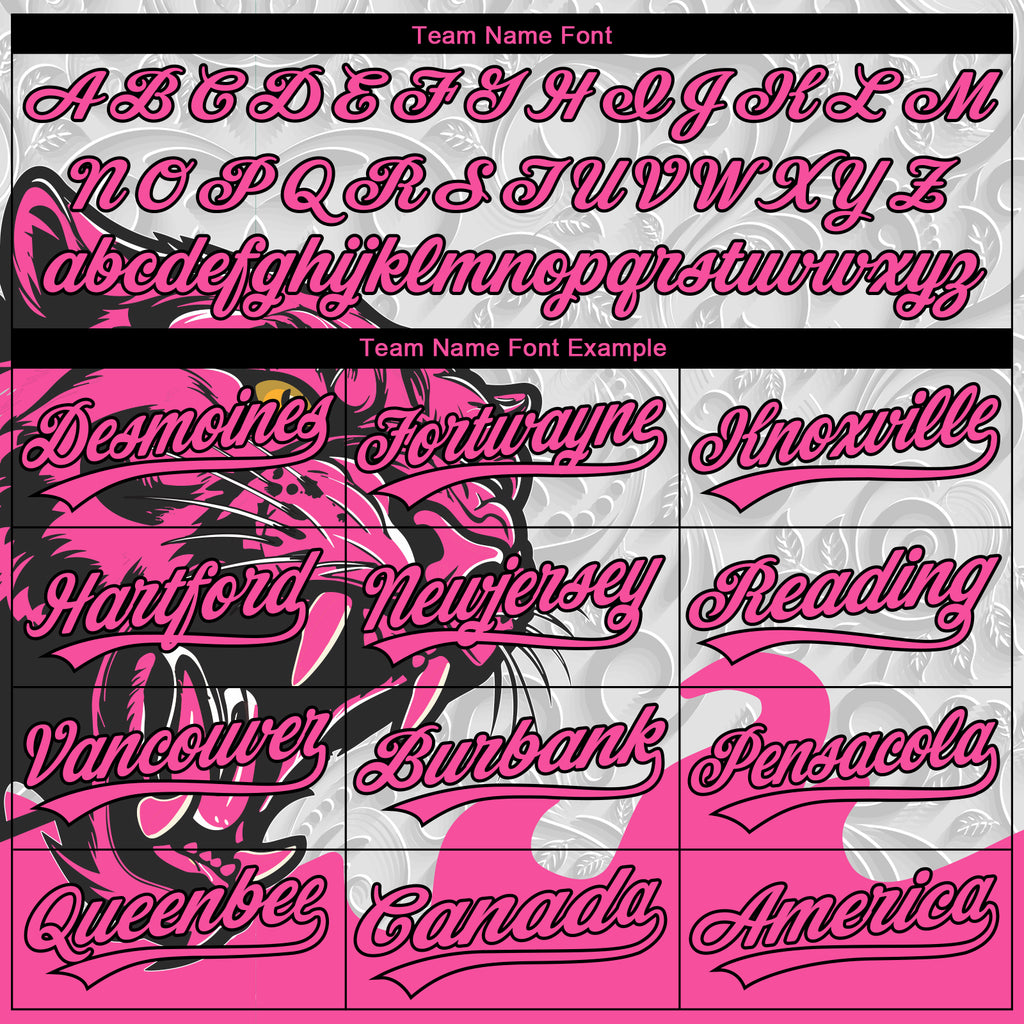 Custom Stitched Gray Pink-Black 3D Pattern Design Leopardo Sports Pullover Sweatshirt Hoodie