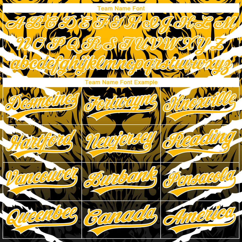 Custom Stitched Black Gold-White 3D Pattern Design Leopardo Sports Pullover Sweatshirt Hoodie