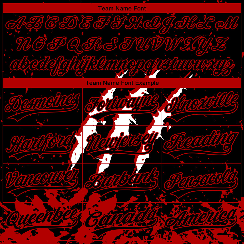 Custom Stitched Black Black-Red 3D Pattern Design Leopardo Scratch Sports Pullover Sweatshirt Hoodie