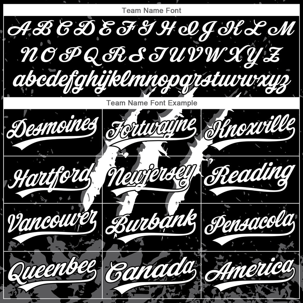 Custom Stitched Black White-Steel Gray 3D Pattern Design Leopardo Scratch Sports Pullover Sweatshirt Hoodie