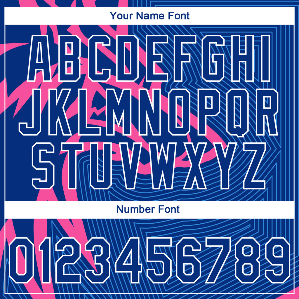 Custom Stitched Pink Royal-White 3D Pattern Design Wolf Sports Pullover Sweatshirt Hoodie